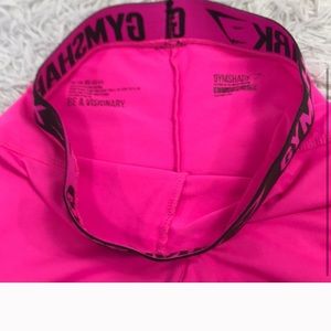 Gymshark hot pink fit shorts